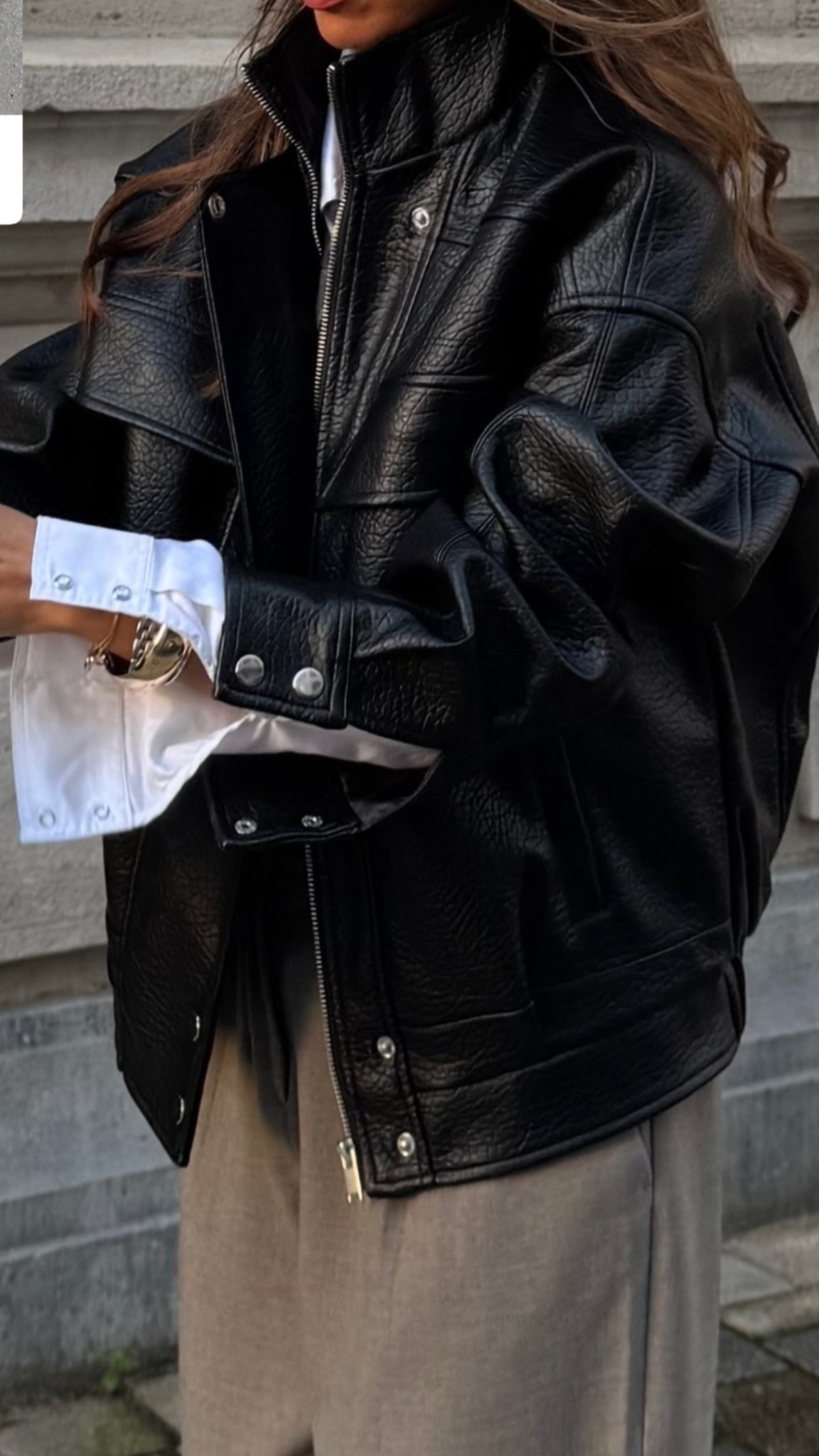 Leather jacket 
Moto leather jacket 

#LTKCyberWeek #LTKHoliday #LTKGiftGuide