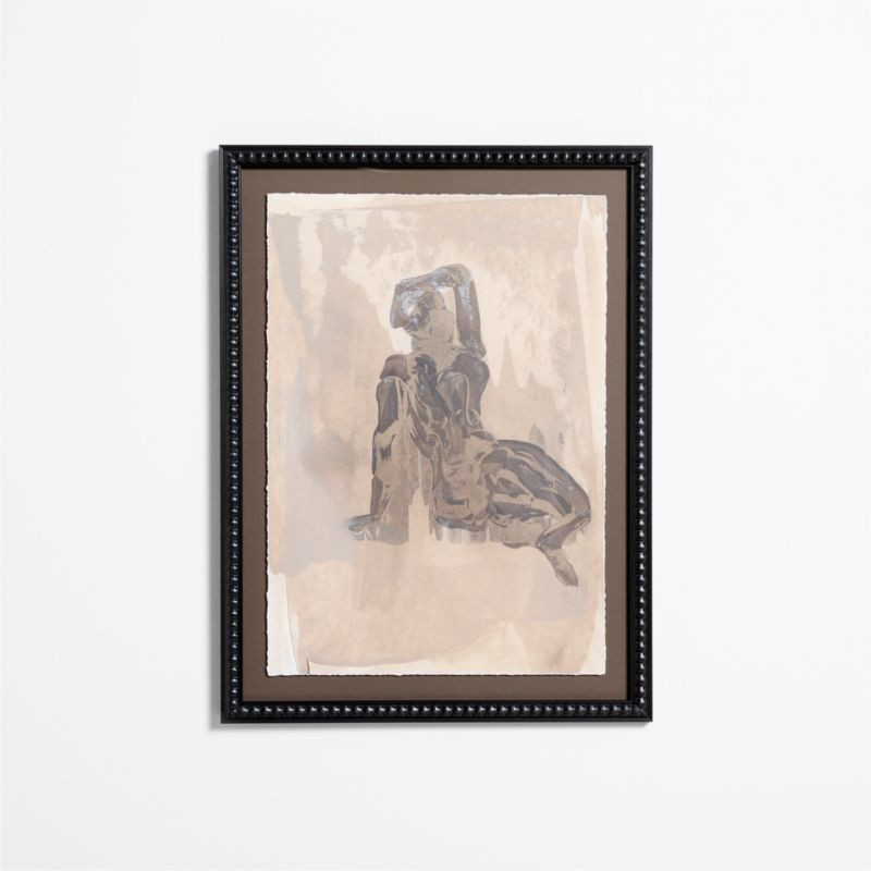 "Textural Figuration II" 24"x32" Framed Wall Art Print | Crate & Barrel