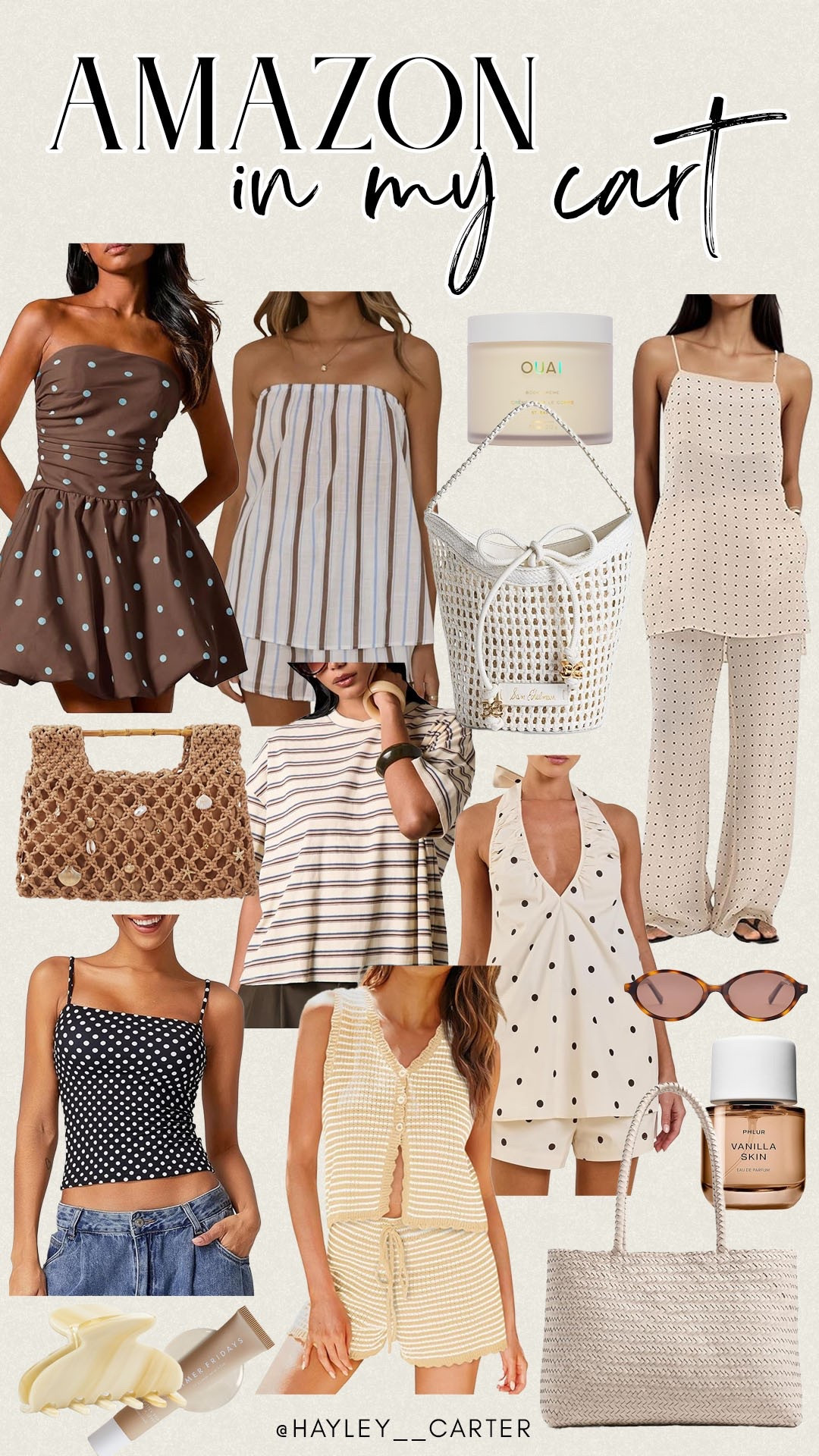 In my Amazon cart! 

#amazonfinds

Amazon finds. Amazon fashion. Amazon new arrivals. Trending for summer. Summer polka dots. Summer stripes. Trendy summer Amazon style.

#LTKootd #LTKSeasonal #LTKSaleAlert