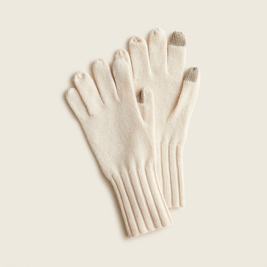 Cashmere gloves with touch tech | J.Crew US