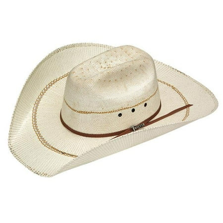Twister T73376-7.5 Mens Bangora Straw Cowboy Hat Tan - Size 7.5 | Walmart (US)