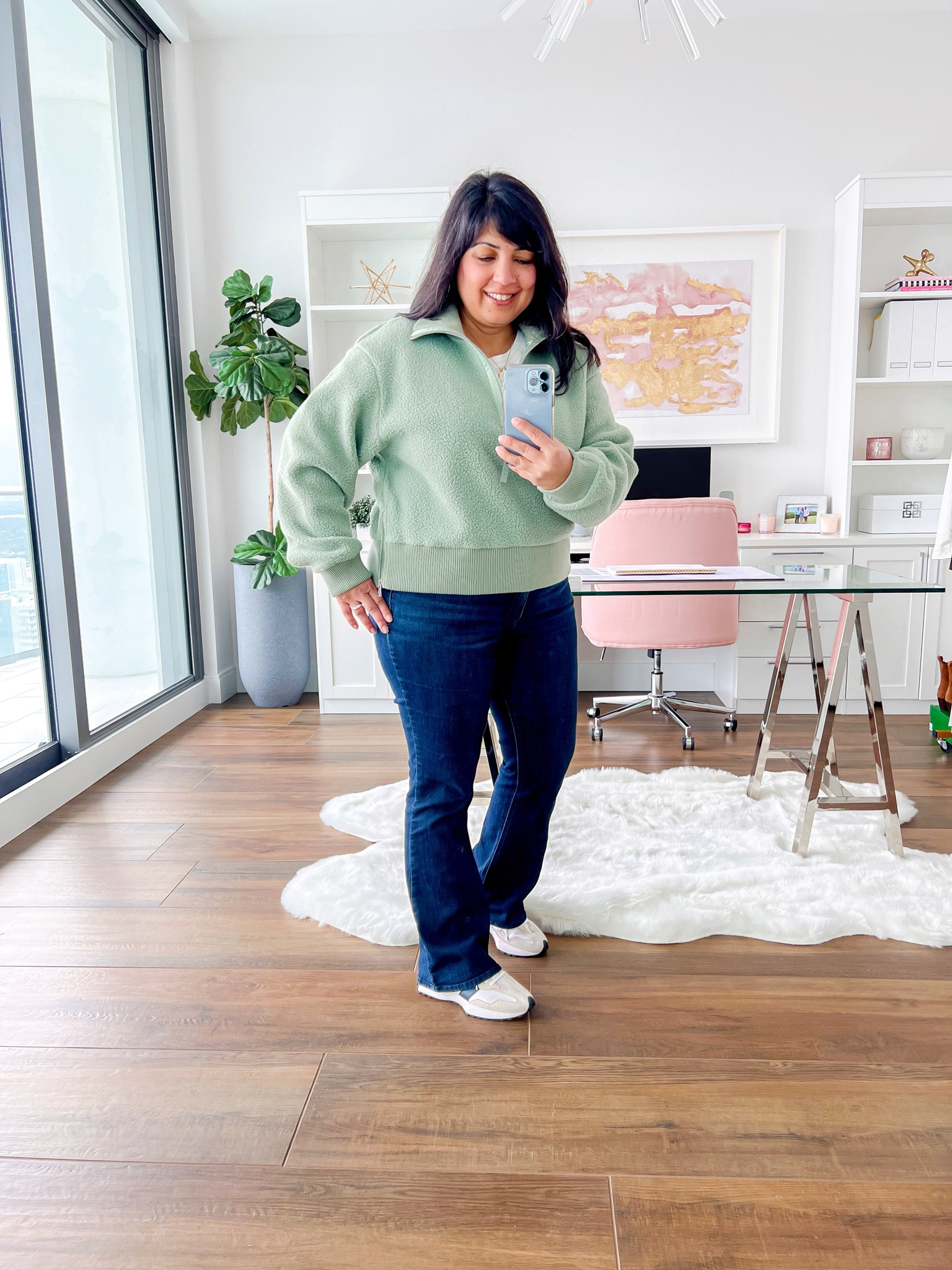 Shopbop Black Friday Sale! 25% off with code HOLIDAY. These Varley fleece pullovers don’t come on sale too often but they’re included in this sale. Great holiday gift for yourself or someone special! 

Varley fleece pullover size large. So cozy and comfy! Love the zipper details. Available in several colors but this one is my favorite! Wit and Wisdom bootcut jeans size 12 petite. New Balance 327 sneakers true to size. All of these items make great gifts for the holidays! 

#LTKGiftGuide #LTKSeasonal #LTKCyberWeek