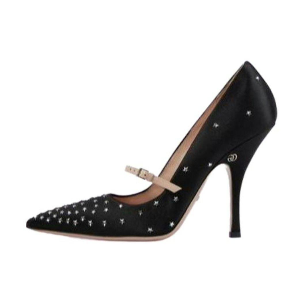 (W) Gucci Jodie Embellished Satin Pumps Black EU 39 | Novelship