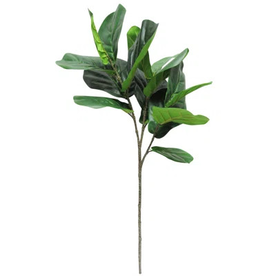Fiddle Fig Leaf Foliage Branch Bay Isle Home | Wayfair North America