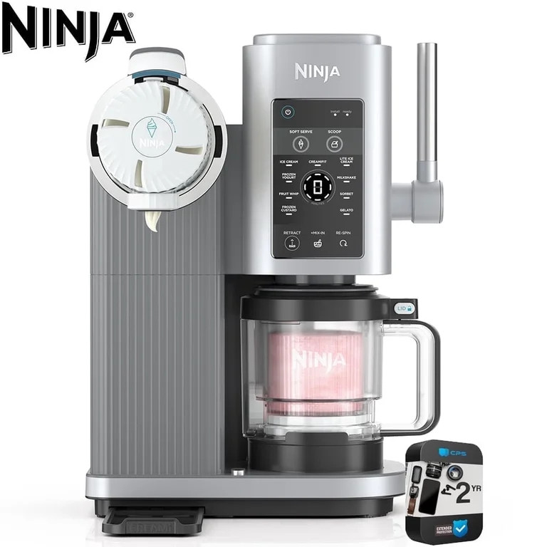 Ninja NC701 CREAMi Swirl 13-in-1 Soft Serve Ice Cream Machine Bundle with 2 YR CPS Enhanced Prote... | Walmart (US)