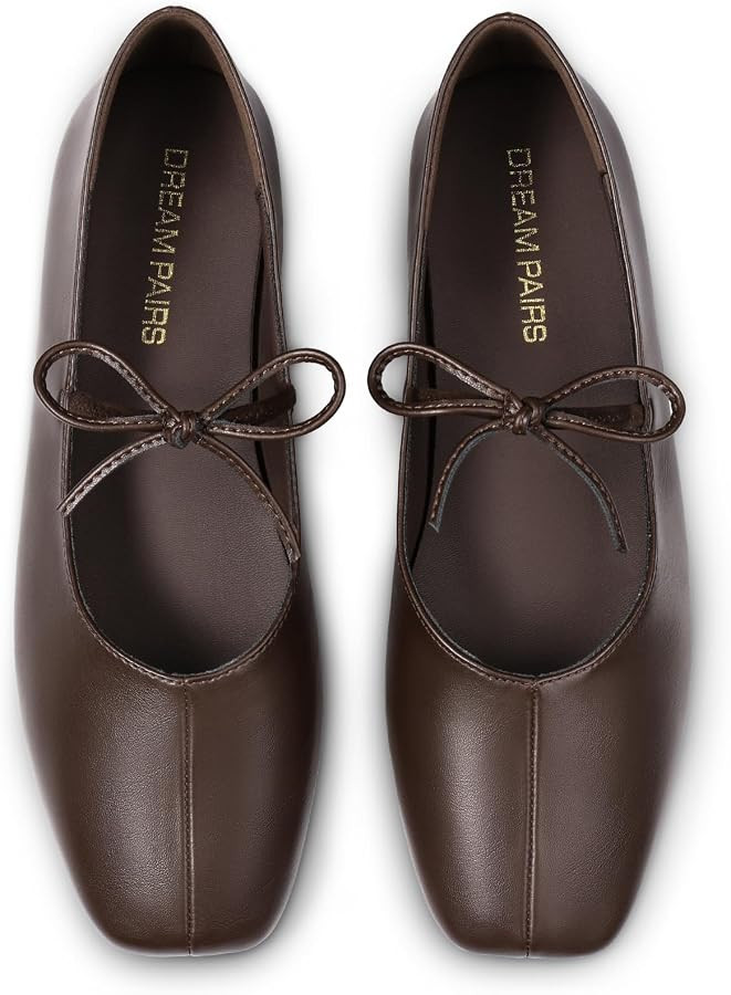 DREAM PAIRS Women's Ballet Mary Jane Flats | Amazon (US)