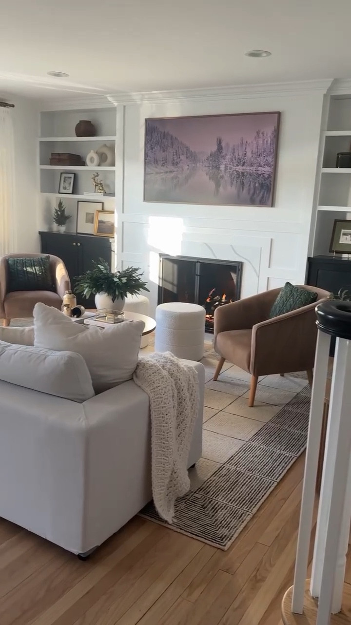 There’s no better feeling than coming home to this 🤎

This living room has been such a journey—so many little changes over time—but seeing it now, all cozy and warm and warmed up, makes it all so worth it. 🥹

If you love finding inspiration for creating spaces that feel like home, follow along! ❤️

.
.
.
.

#cozylivingroom #winterhomedecor #neutralhomestyle #fireplacegoals #ModernCozyVibes #homedecorinspo #livingroomtransformation #modernorganic