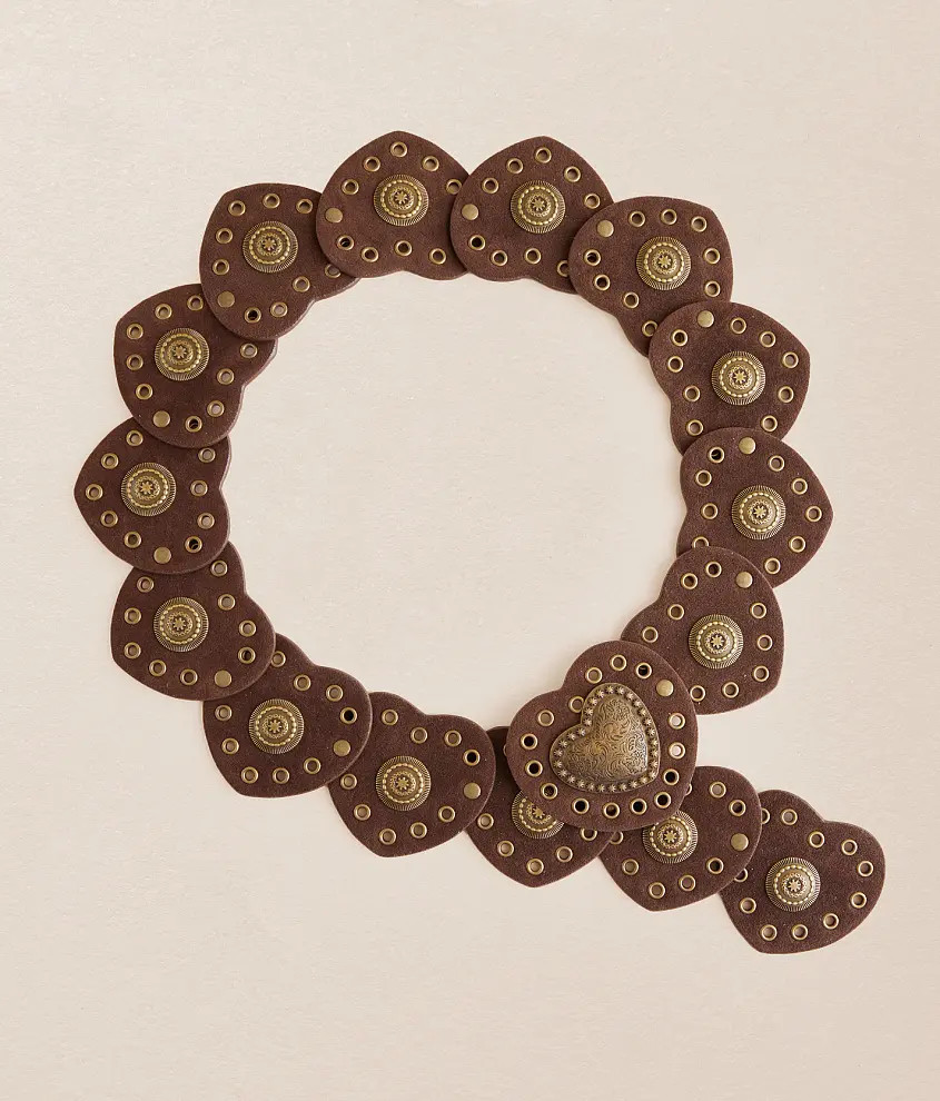 Concho Heart Belt | Buckle