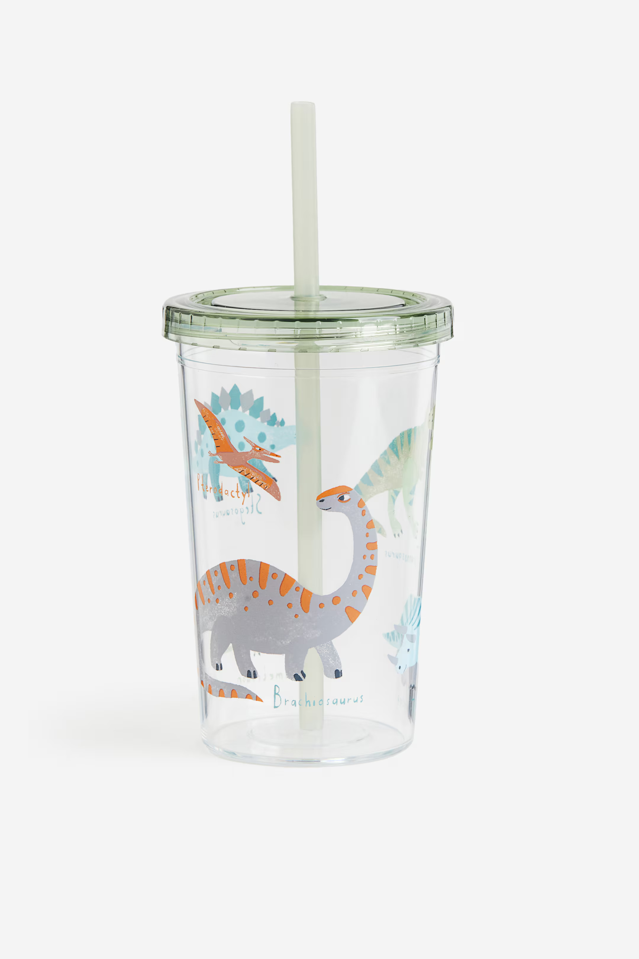 Patterned Plastic Mug with Straw | H&M (US + CA)
