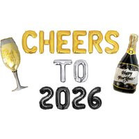 Nye Balloons New Years Eve Party Decorations 2026 Decor Cheers To Balloon Banner | Etsy (US)