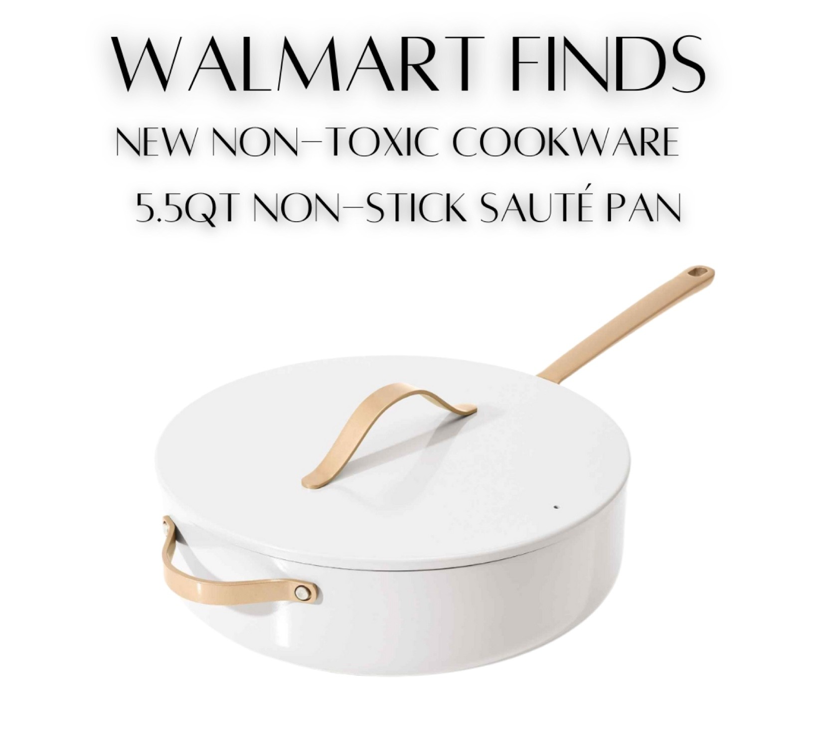 New Walmart Cookware by Beautiful! White and gold Non-Toxic Cookware! 

#LTKunder100 #LTKHoliday #LTKhome