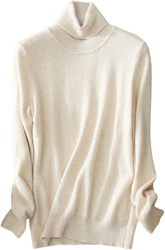LATUD Womens' Turtleneck Knit Sweater | Amazon (US)