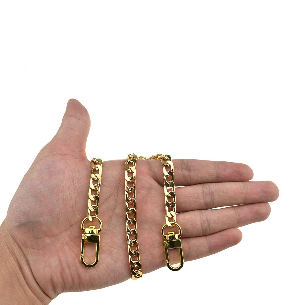 HAHIYO Mini Pochette Purse Chain Strap Thin Wide 7mm for LV Length 15.7 inches Thick 2.6mm Shiny ... | Amazon (US)