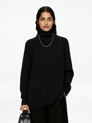 Roll-Neck Cashmere-Wool Jumper | Arket UK