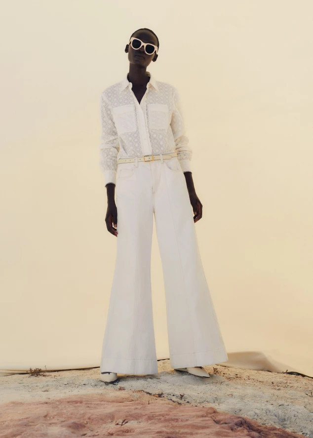 Seam Front Wide-Leg Flare Jean | ME+EM US