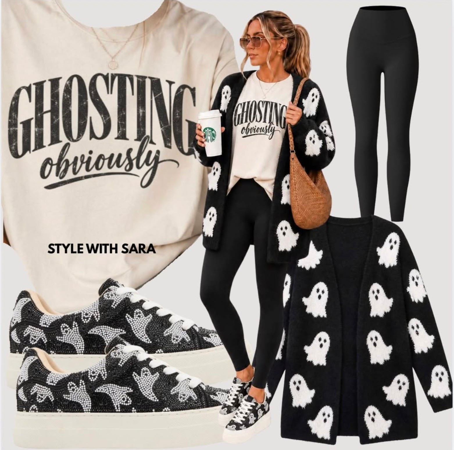 OKAY, ghost girls and Halloween lovers—this outfit is for YOU! 👻🎃🖤
I had to put this entire look together because these sneakers are just too cute! They’re festive for Halloween without being over the top—and paired with this graphic tee and cozy cardigan, it creates the perfect spooky-season outfit.
Wear it for pumpkin-patch days, Halloween parties, trick-or-treating, or just anytime you want to show off your love for all things spooky! 🍂👻

#LTKdayinmylife #LTKgrwm #LTKootd