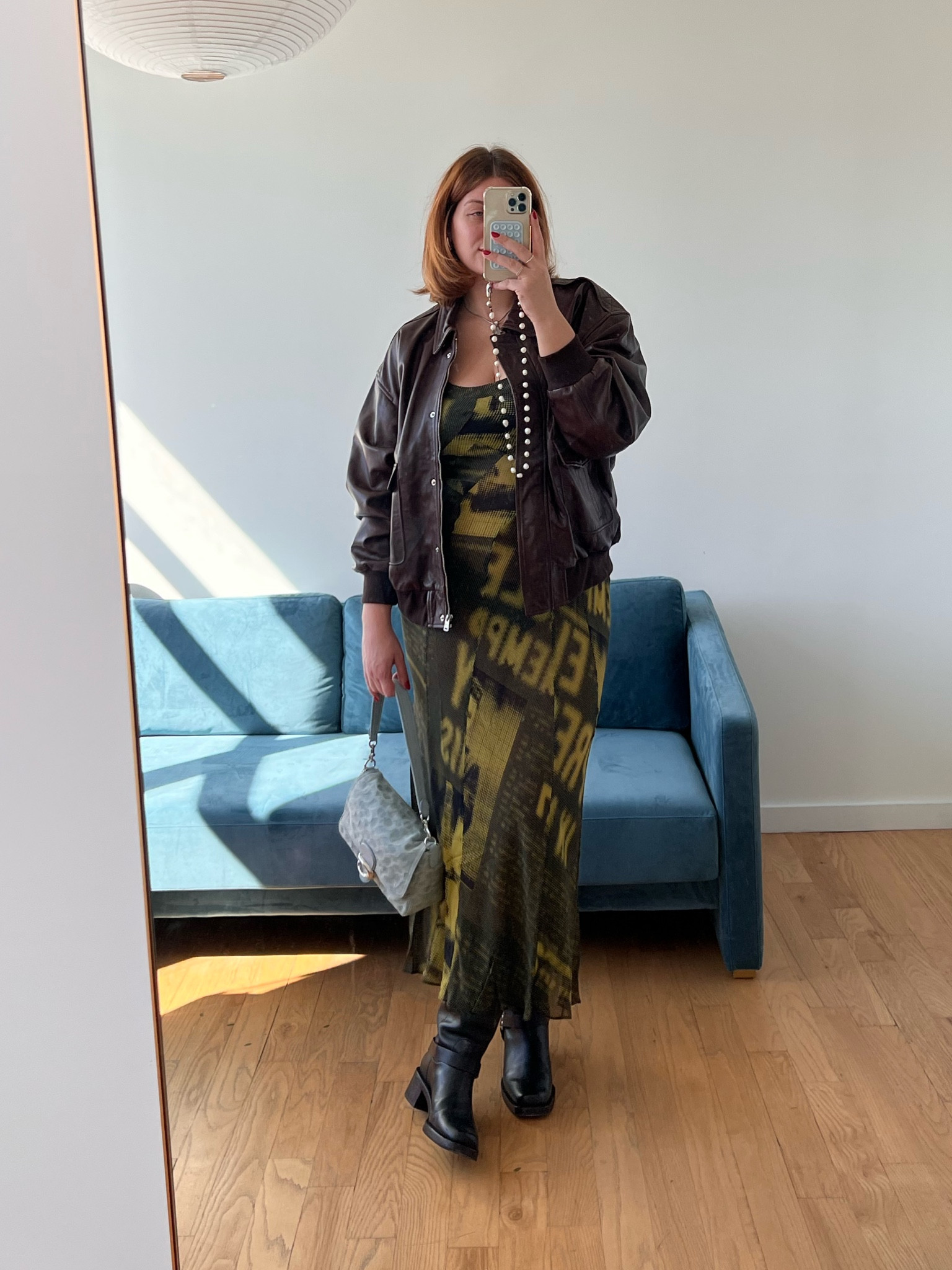 Curvy fall fashion inspo. 
Jacket XL 
Dress (Realisation par) XXL 

#LTKmidsize