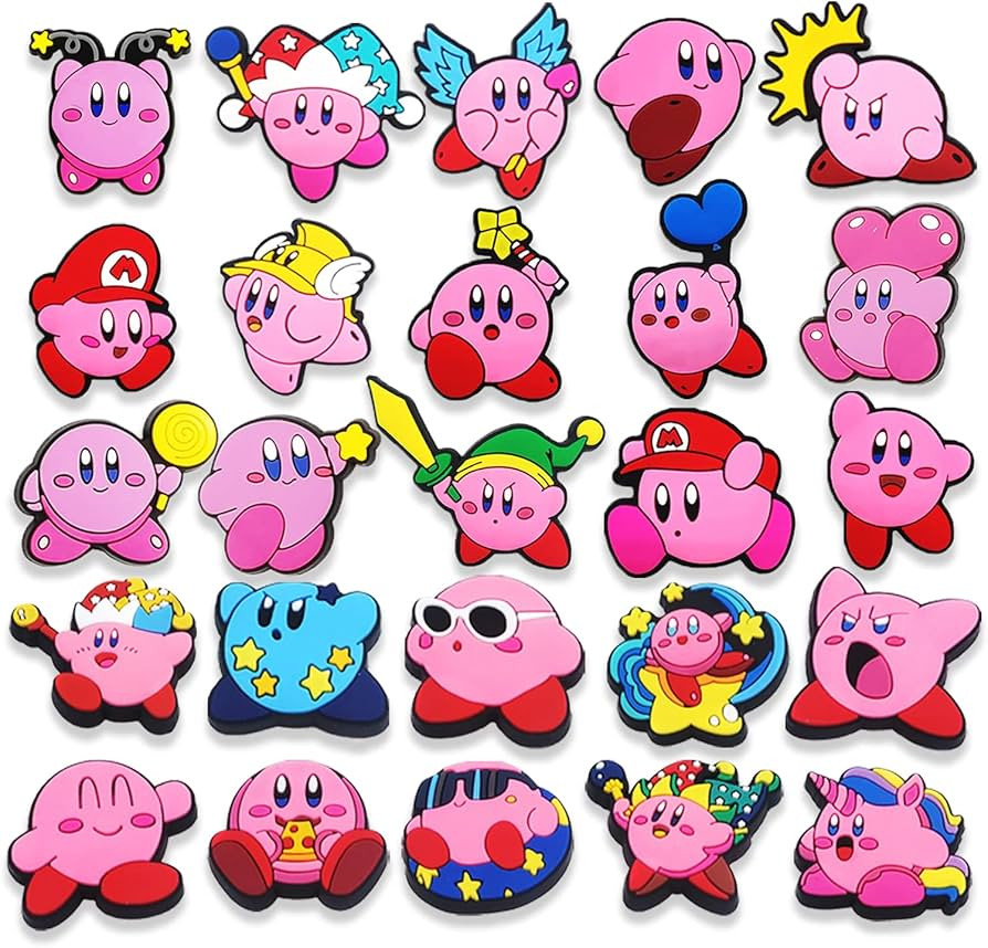 26 PCS Video Game Croc Charms for Boys Girls Kids PVC Cute Pink Croc Charms Cartoon Croc Charms P... | Amazon (US)