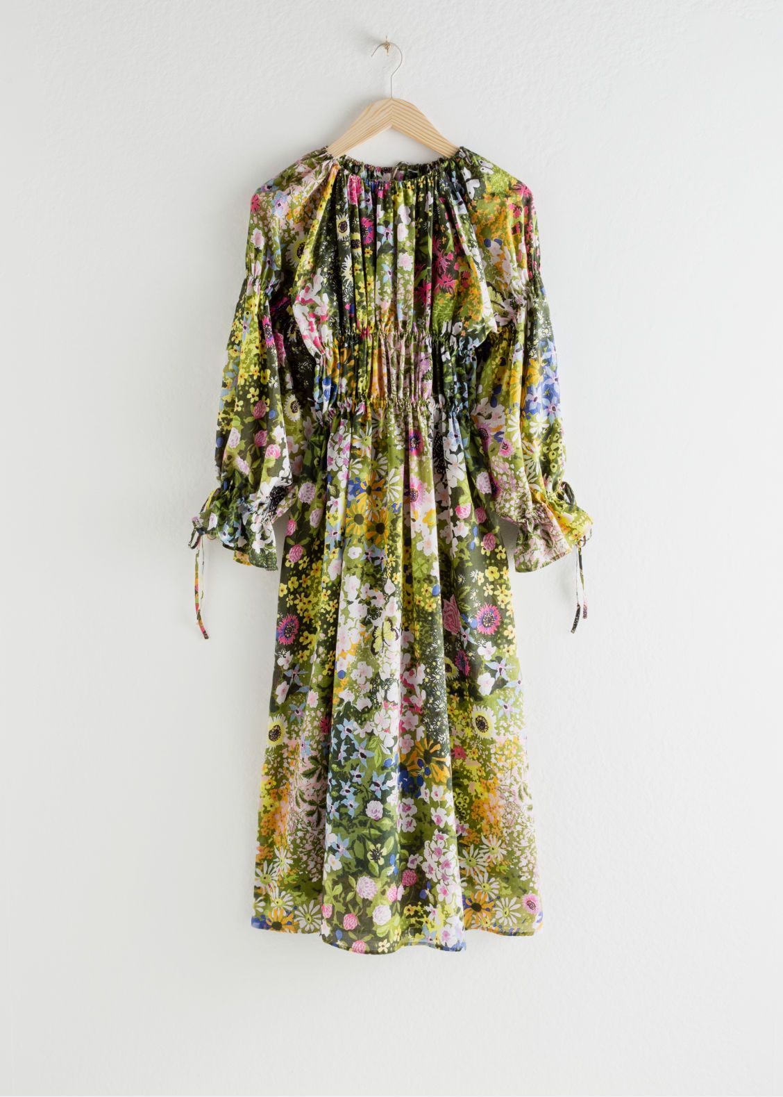 Silk Blend Floral Midi Dress | & Other Stories (EU + UK)