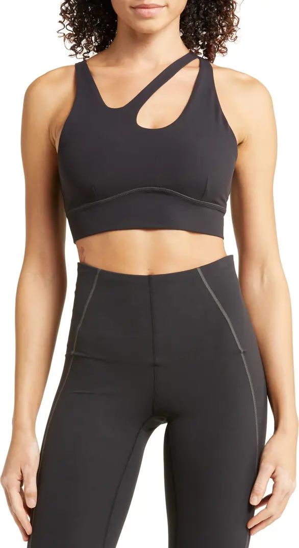 Studio Luxe Asymmetric Sports Bra | Nordstrom