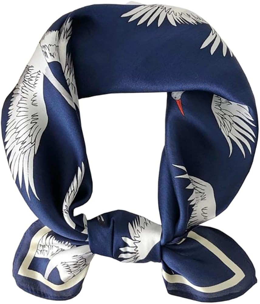 ANDANTINO 100% Real Mulberry Silk Scarf -21'' x 21''- Lightweight Neckerchief –Women Men Small ... | Amazon (US)