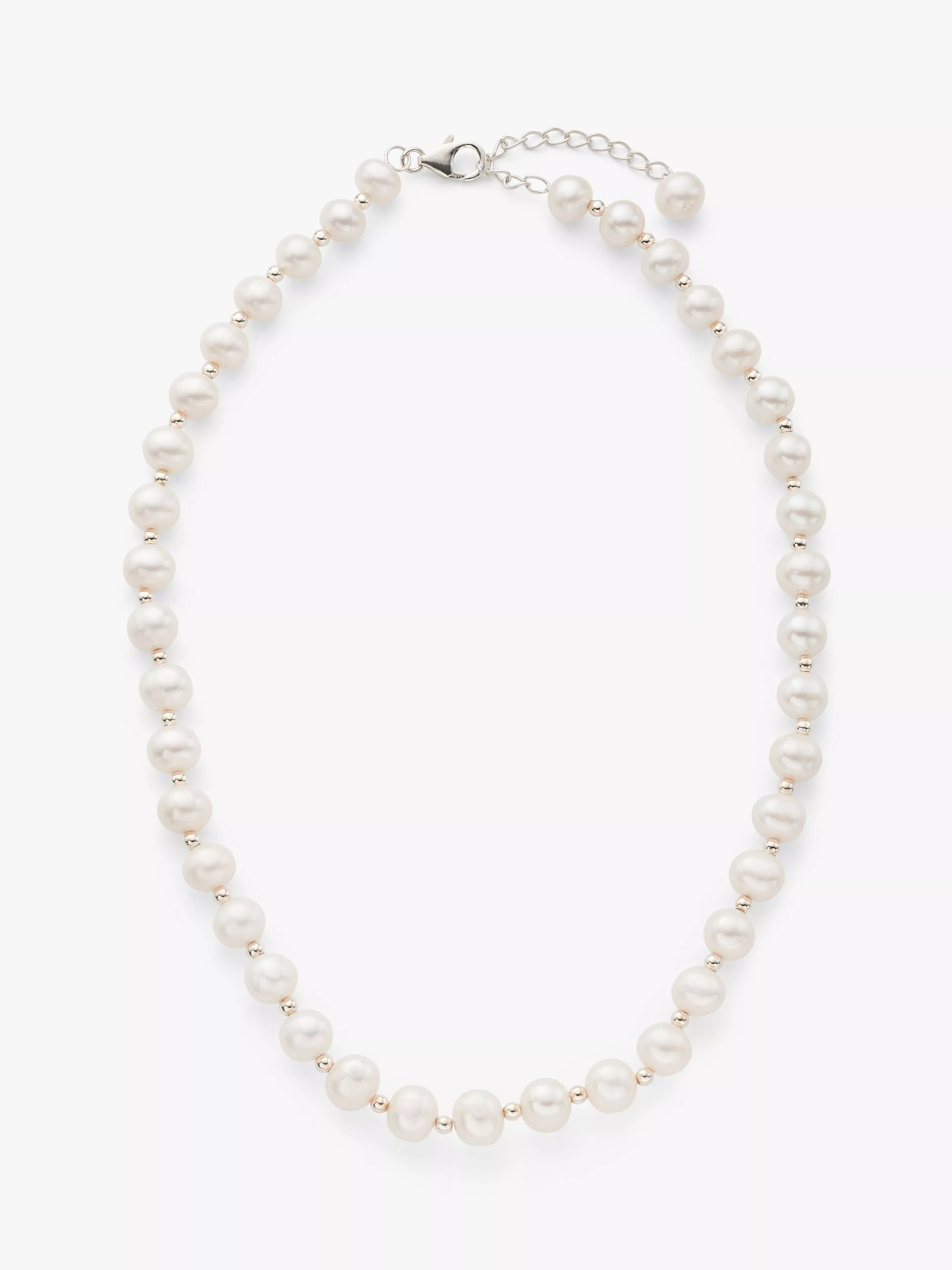 Freshwater Pearl Necklace, White | John Lewis (UK)