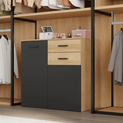 Two Door Closet Island With Drawer | Wayfair North America