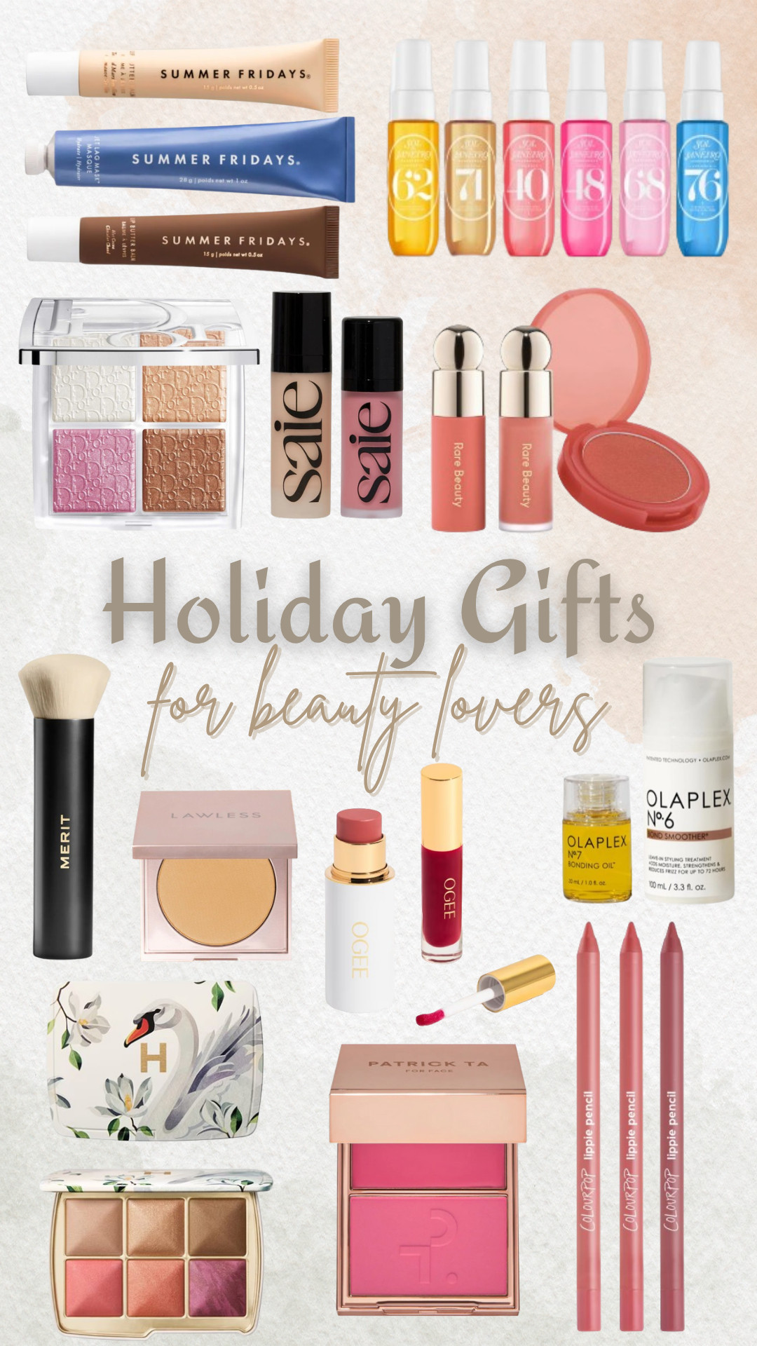 Holiday Gifts for Beauty Lovers

ltkseasonal / ltkfindsunder100 / ltkfindsunder50 / ltkwedding / makeup / skincare / beauty / beauty gifts / lip pencils / hourglass eye shadow palette / palettes / eye shadow / blush / liquid blush / olaplex / haircare / hair care / beauty tools / makeup brush / makeup brushes / lip balm / lipstick / lip gloss / face palette / perfume / fragrance / foundation / lip liner / powder / powder foundation / gift guide / gift guides / gifts for her / gift / gifts / Christmas gift / Christmas gifts / beauty gift / beauty gifts / Christmas makeup / Christmas beauty / Christmas gifts for her / holiday gift guide / holiday gift guides / Christmas gift for her / gift guide for her / beauty lovers 

 

#LTKGiftGuide #LTKHoliday #LTKBeauty