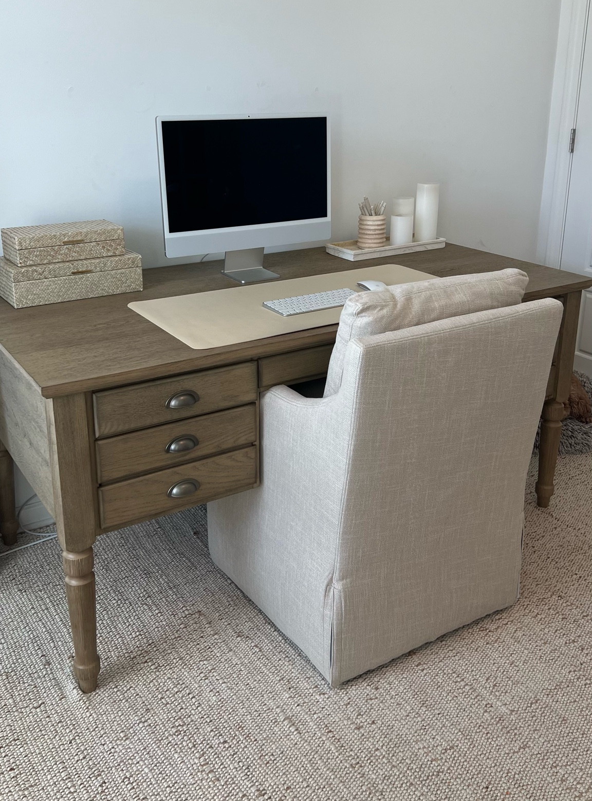 my work from home office setup 

#LTKHome #LTKFamily #LTKSaleAlert