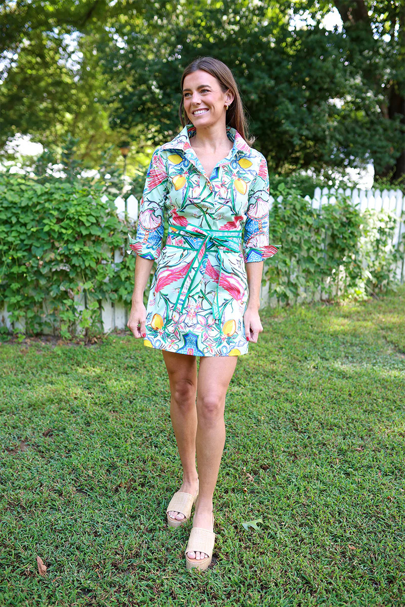 Mint Chinois© Shirt Dress Short | House Of MBR