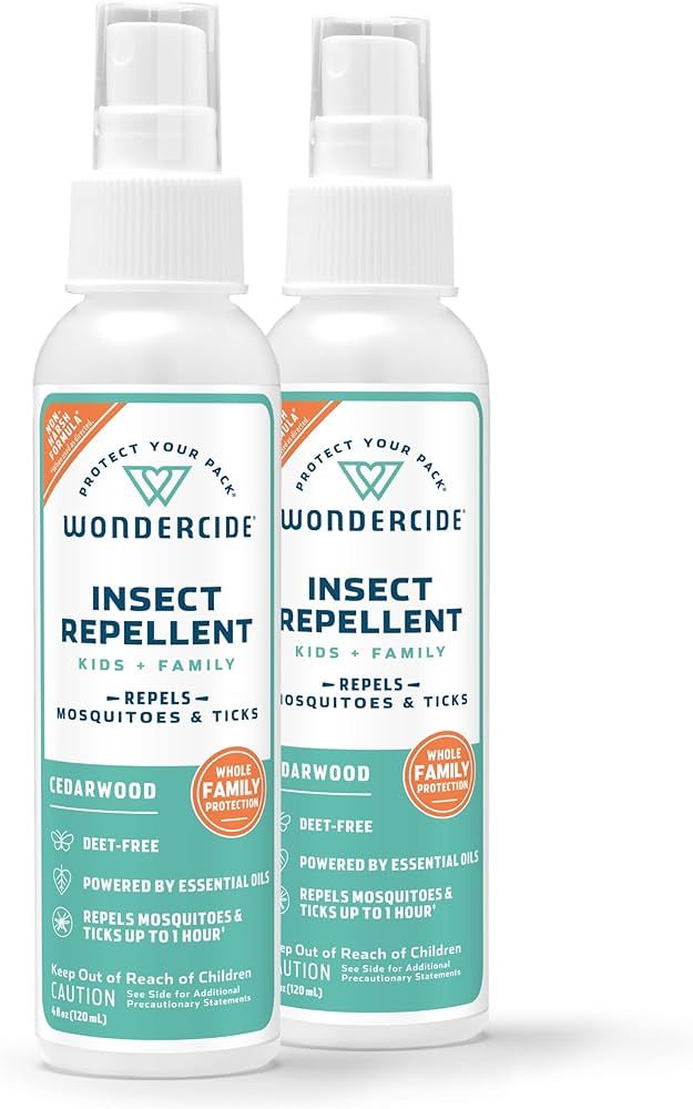 Wondercide - Mosquito, Tick, Fly, and Insect Repellent with Natural Essential Oils - DEET-Free Pl... | Amazon (US)