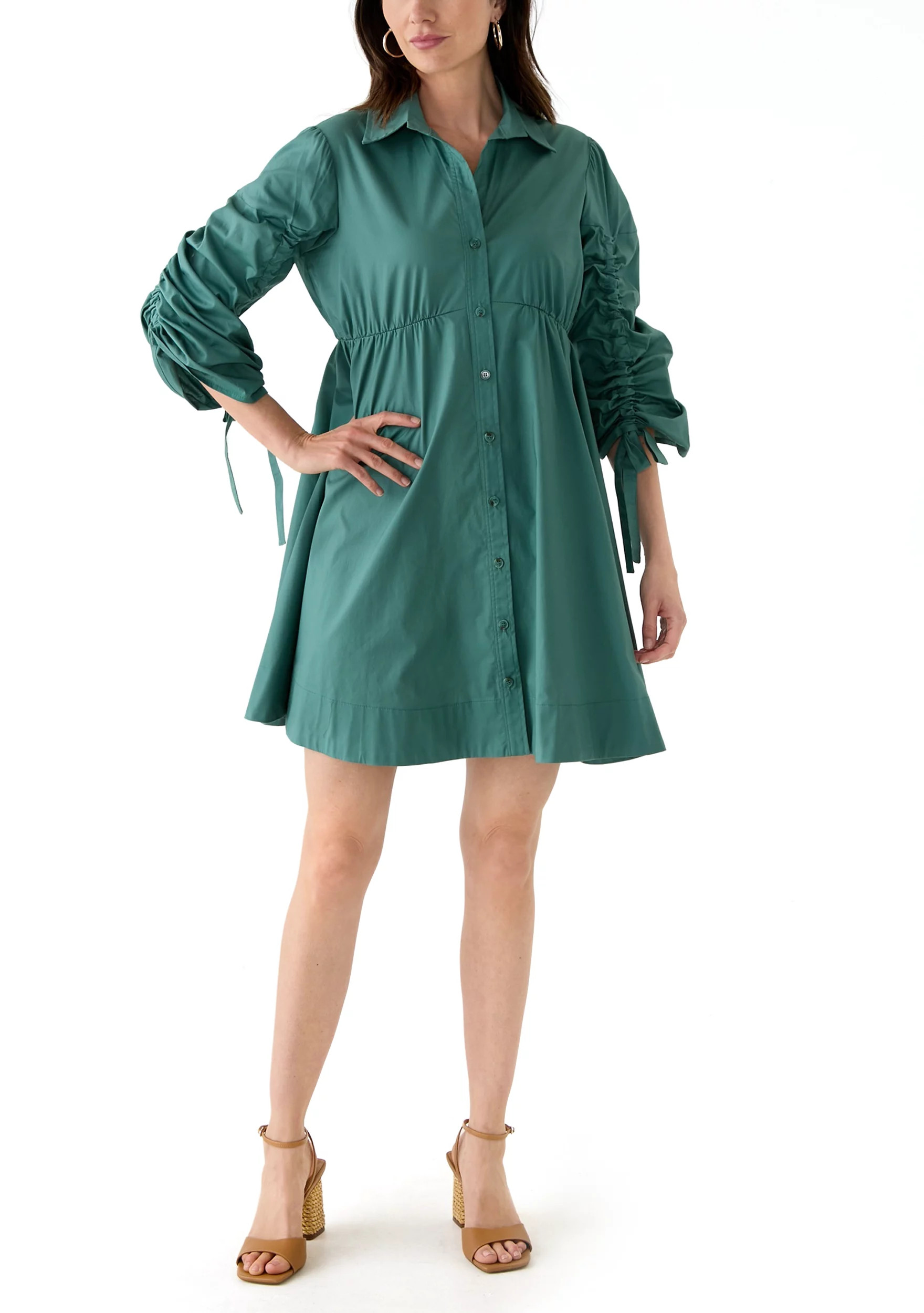 Women's 3/4 Sleeve Collared Dress | Belk