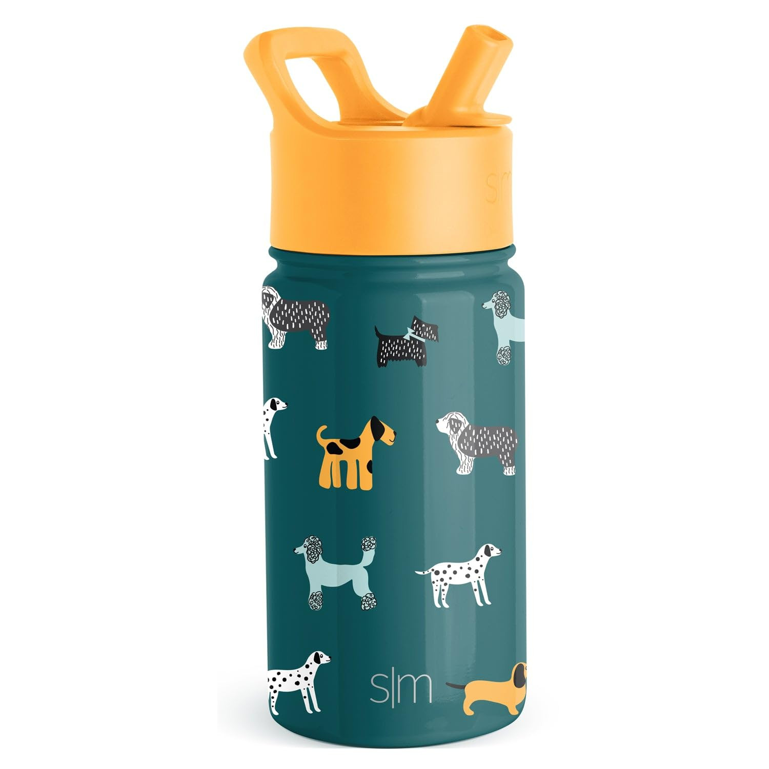 Simple Modern Kids Summit Water Bottle with Straw Lid | 14oz Stainless Steel Cup Insulated Tumbler for Toddlers, School | Dog Days | Amazon (US)