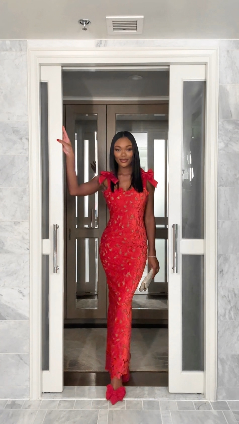 Red lace holiday party dress! For reference, I’m wearing a size small ♥️

#LTKShoeCrush #LTKHoliday #LTKSeasonal
