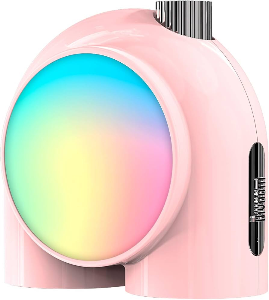 Divoom Planet-9 Smart Mood Lamp, Cordless Table Lamp with Programmable RGB LED for Bedroom Gaming... | Amazon (US)