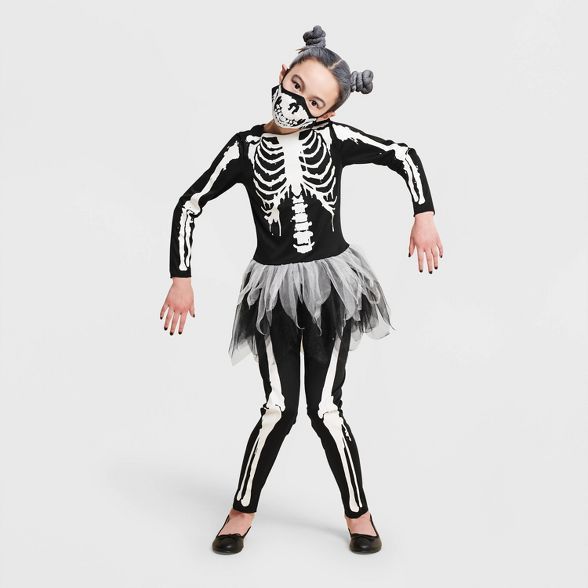 Kids' Skeleton Halloween Costume Dress - Hyde & EEK! Boutique™ | Target