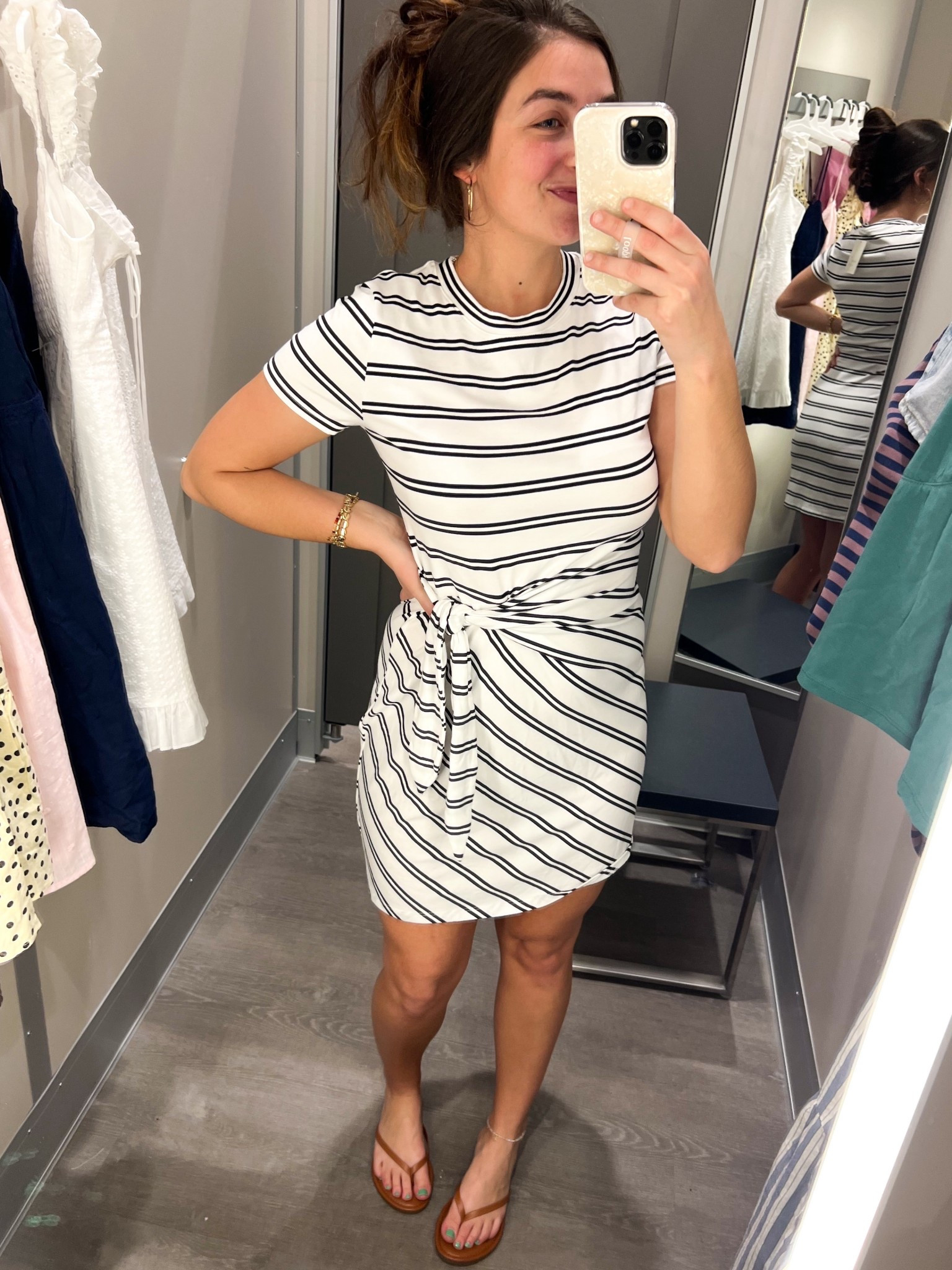 I LOVE this dress! I love the way it looks, the print, and the way I feel in it <3 

It’s sooo soft and the cutest dress for everyday wear! Bonus points if your work or office lets you dress a bit more casual, this is the perfect dress! 

And the best news, IT’S ON SALE THIS WEEK (if you’re a Target circle member)!!! 🎯  Grab it nowww…and maybe the other 3 colors 😉

#target @Target #targetdresses #springdress #stripeddress #targetspring #casualworkdress #teacherdress

#LTKWorkwear #LTKootd #LTKSaleAlert