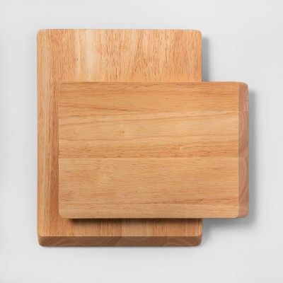 2pc Nonslip Wood Cutting Board Set - Made By Design™ | Target