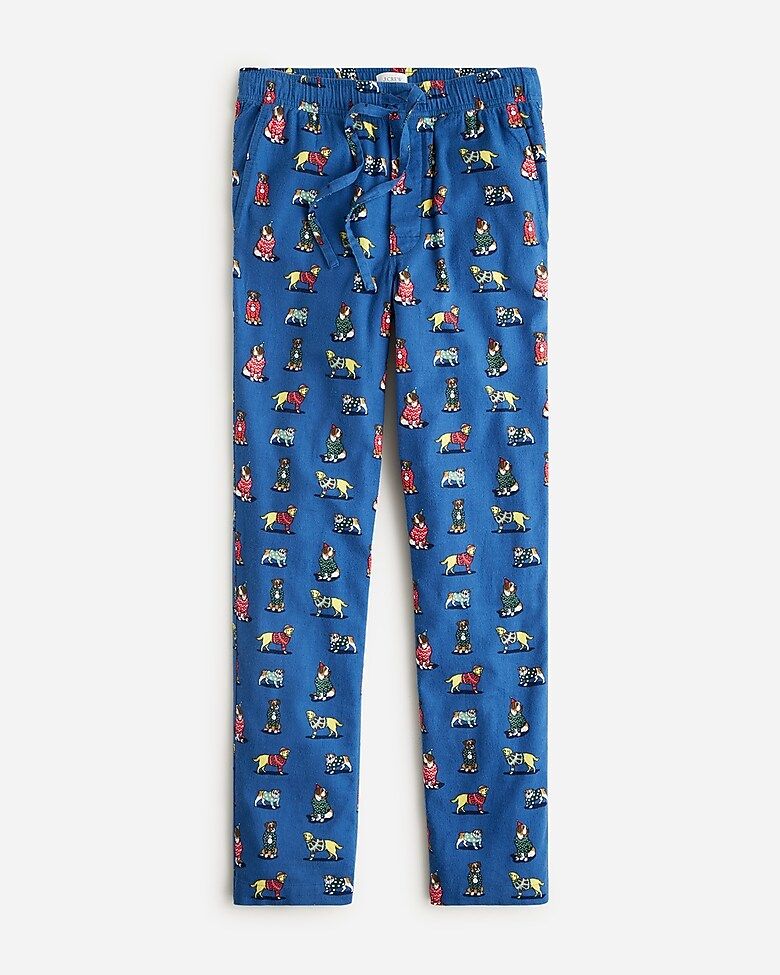 Flannel pajama pant in print | J. Crew US