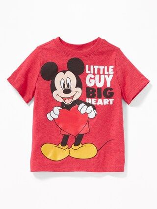 Disney© Mickey Mouse "Little Guy, Big Heart" Tee for Toddler Boys | Old Navy US