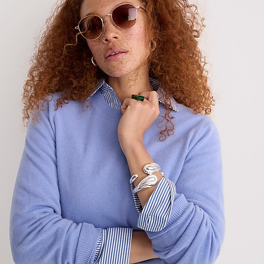 Cashmere classic-fit crewneck sweater | J. Crew US