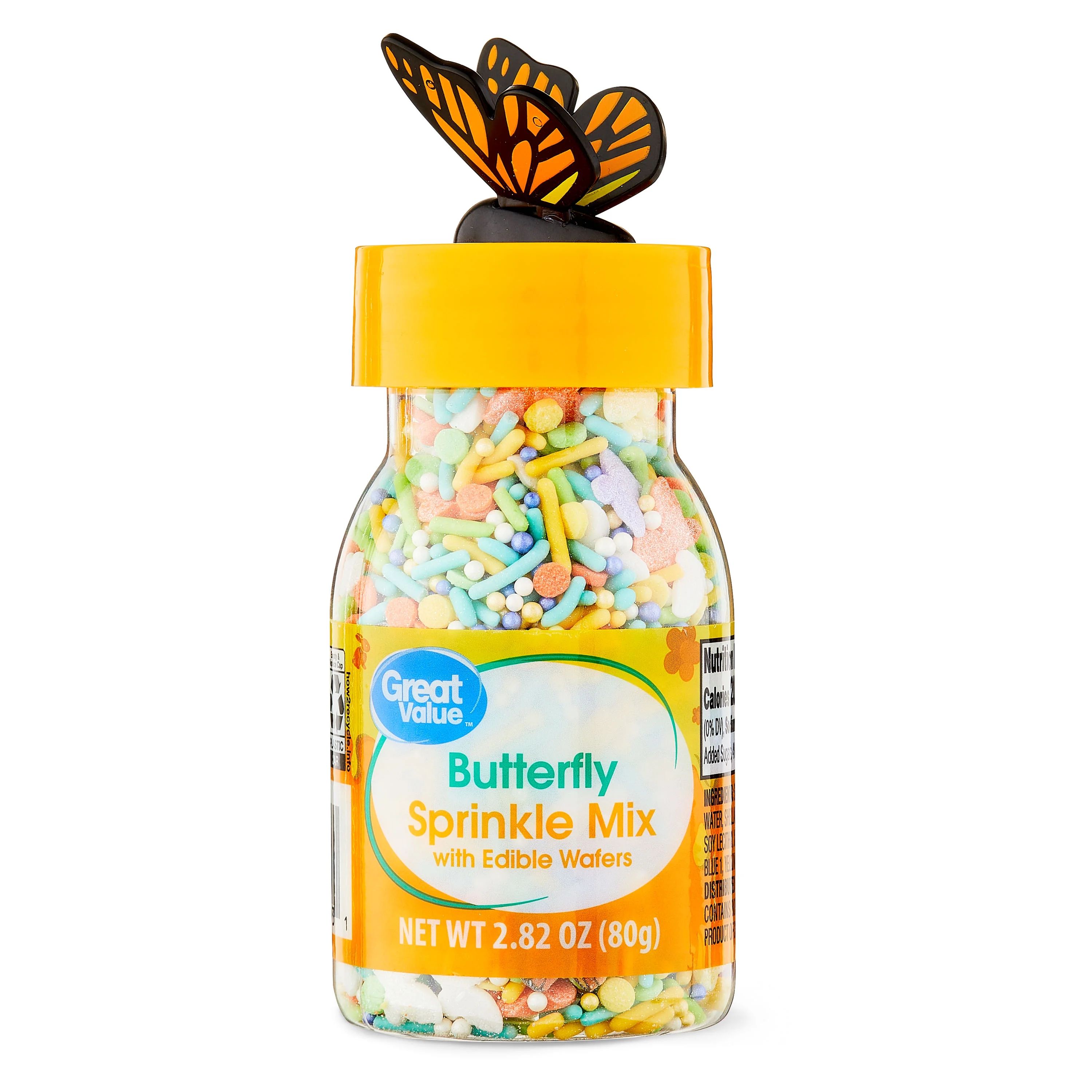 Great Value Butterfly Sprinkle Mix, 2.82 oz - Walmart.com | Walmart (US)