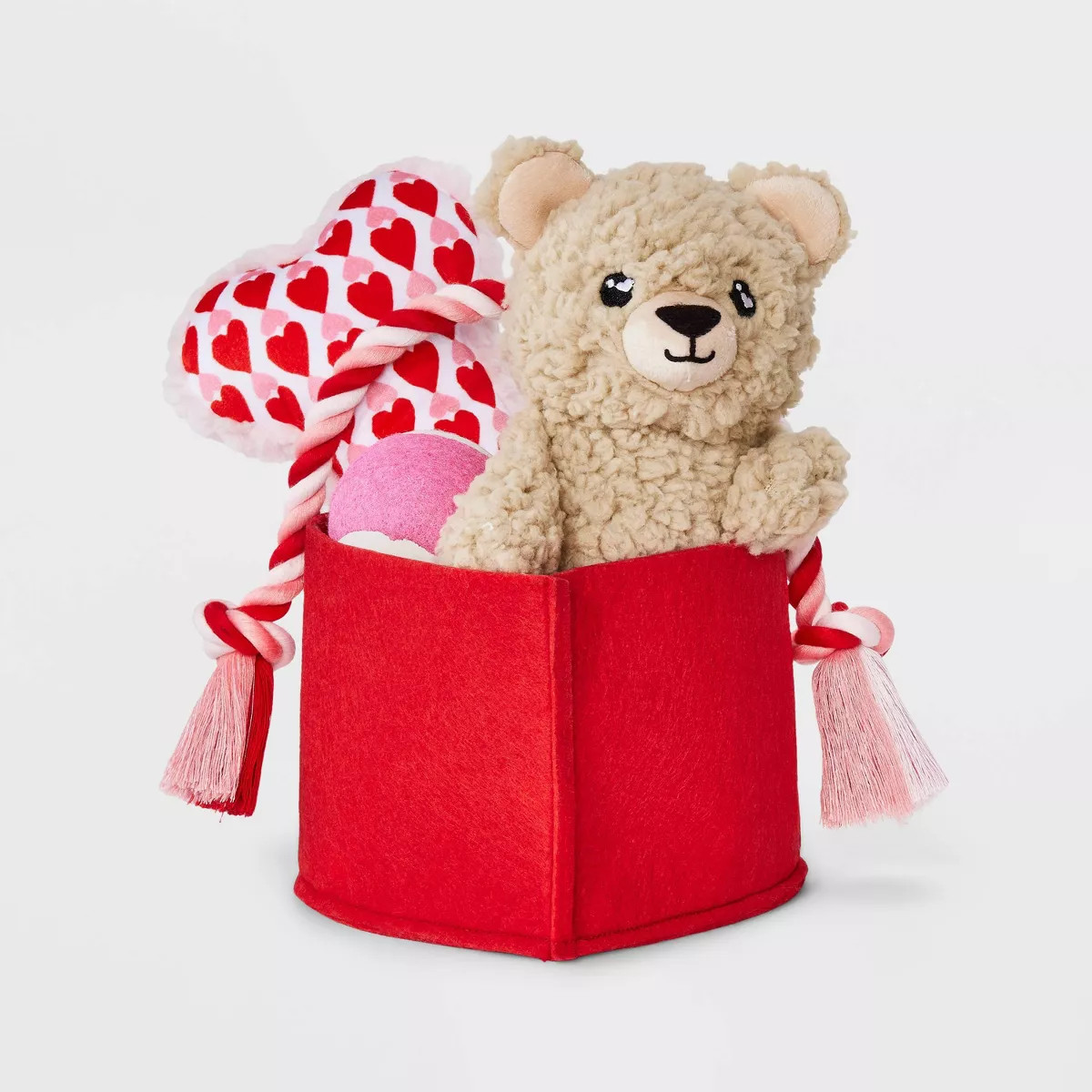 Valentines Gift Pack Dog Rope Plush Toy Set - 4pc - Boots & Barkley™ | Target