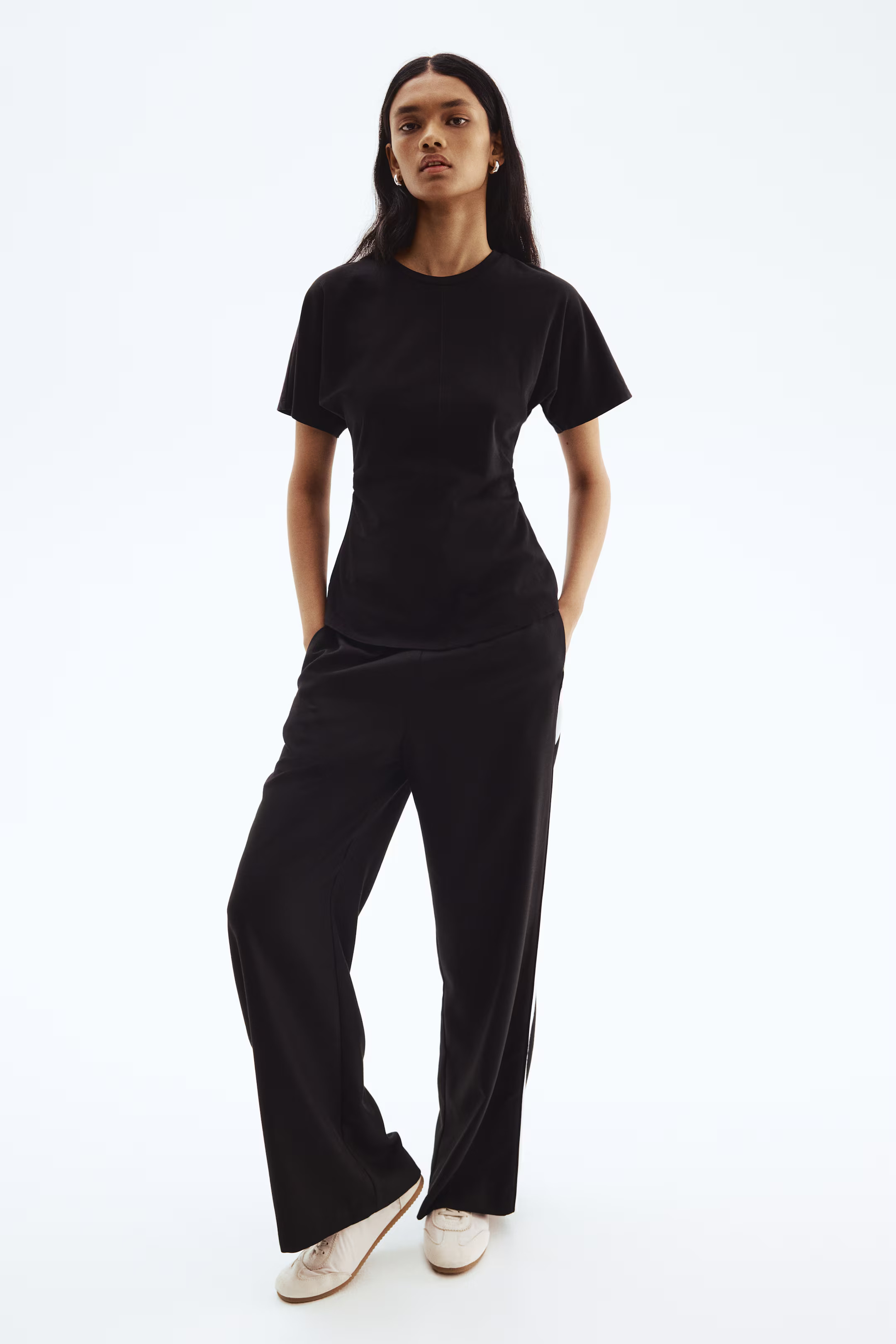 Ruched T-Shirt | H&M (US + CA)