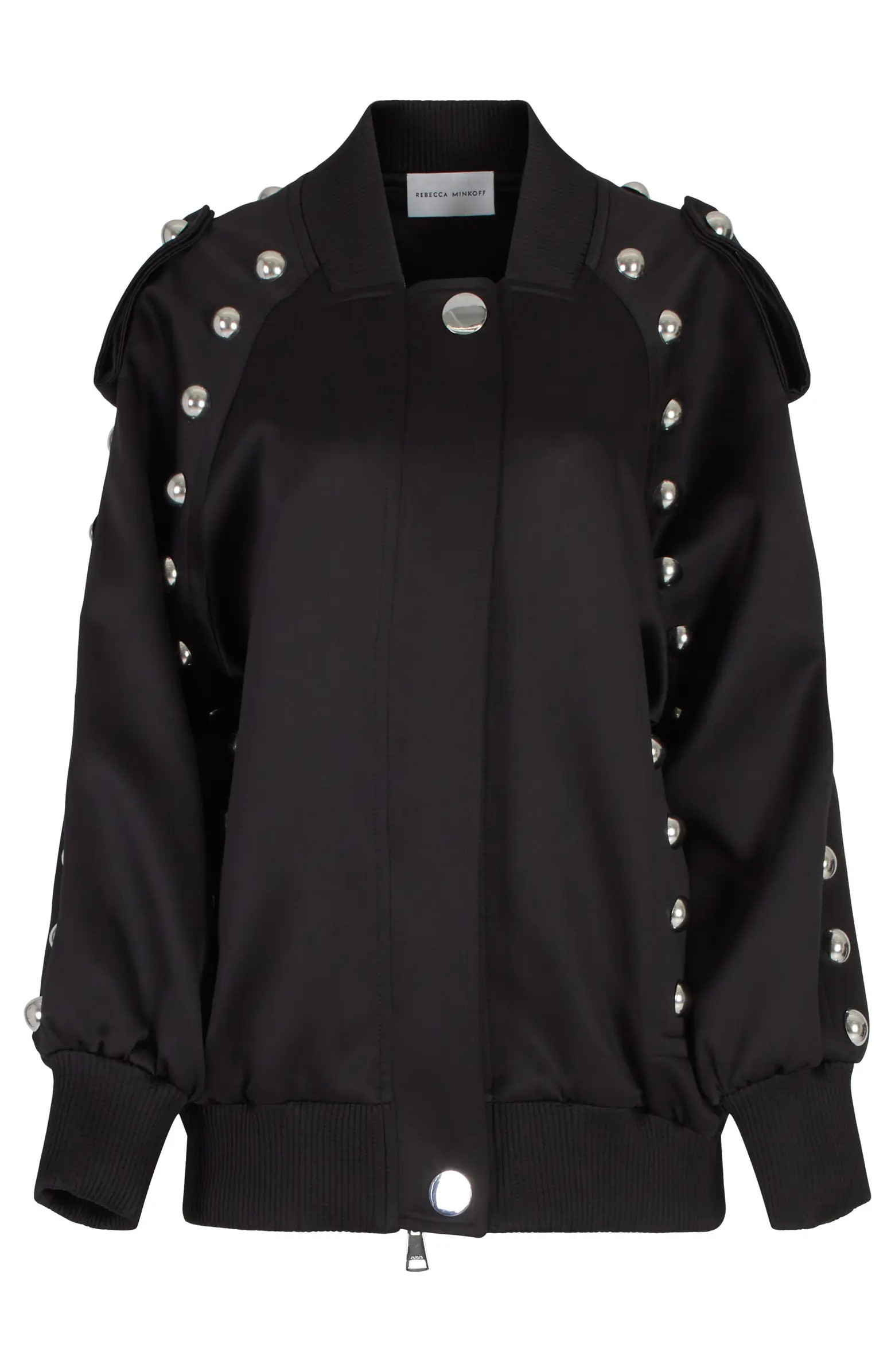 Rebecca Minkoff Dylan Stud Detail Bomber Jacket | Nordstromrack | Nordstrom Rack