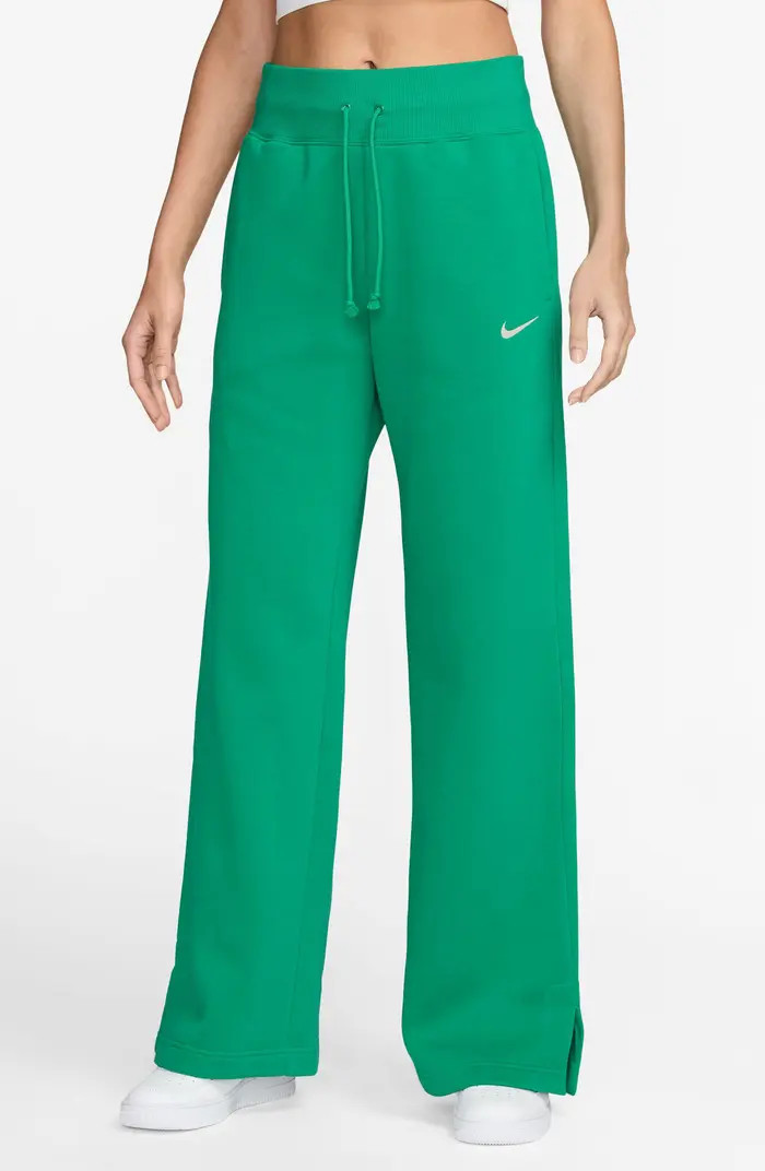 Sportswear Phoenix High Waist Wide Leg Sweatpants | Nordstrom