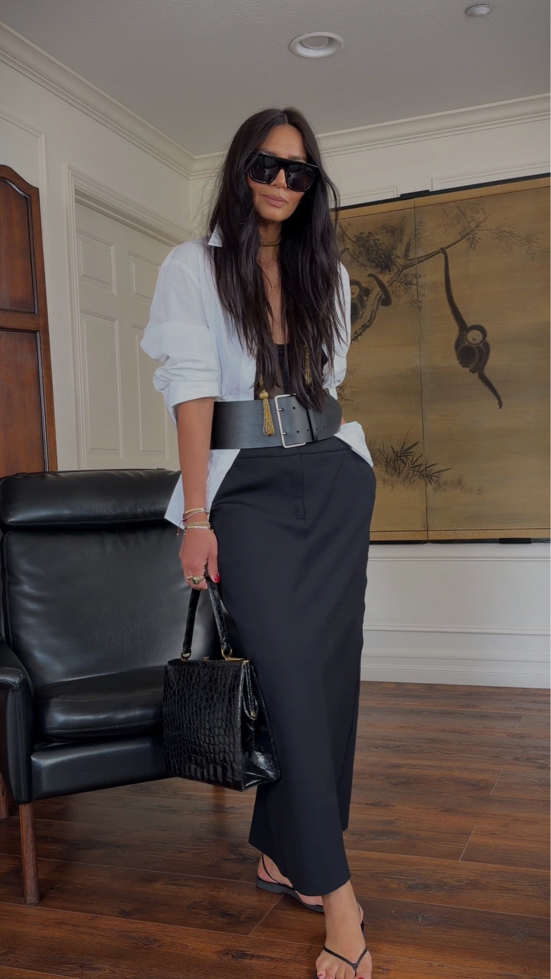 I’m wearing the shirt in my usual M/L and sized up on the skirt for a more relaxed, effortless feel. Threw on some old favorites for the sandals, vintage handbag, and bodysuit. I linked fresh alternatives below if you’re shopping.

#LTKootd #LTKOver40 #LTKSeasonal