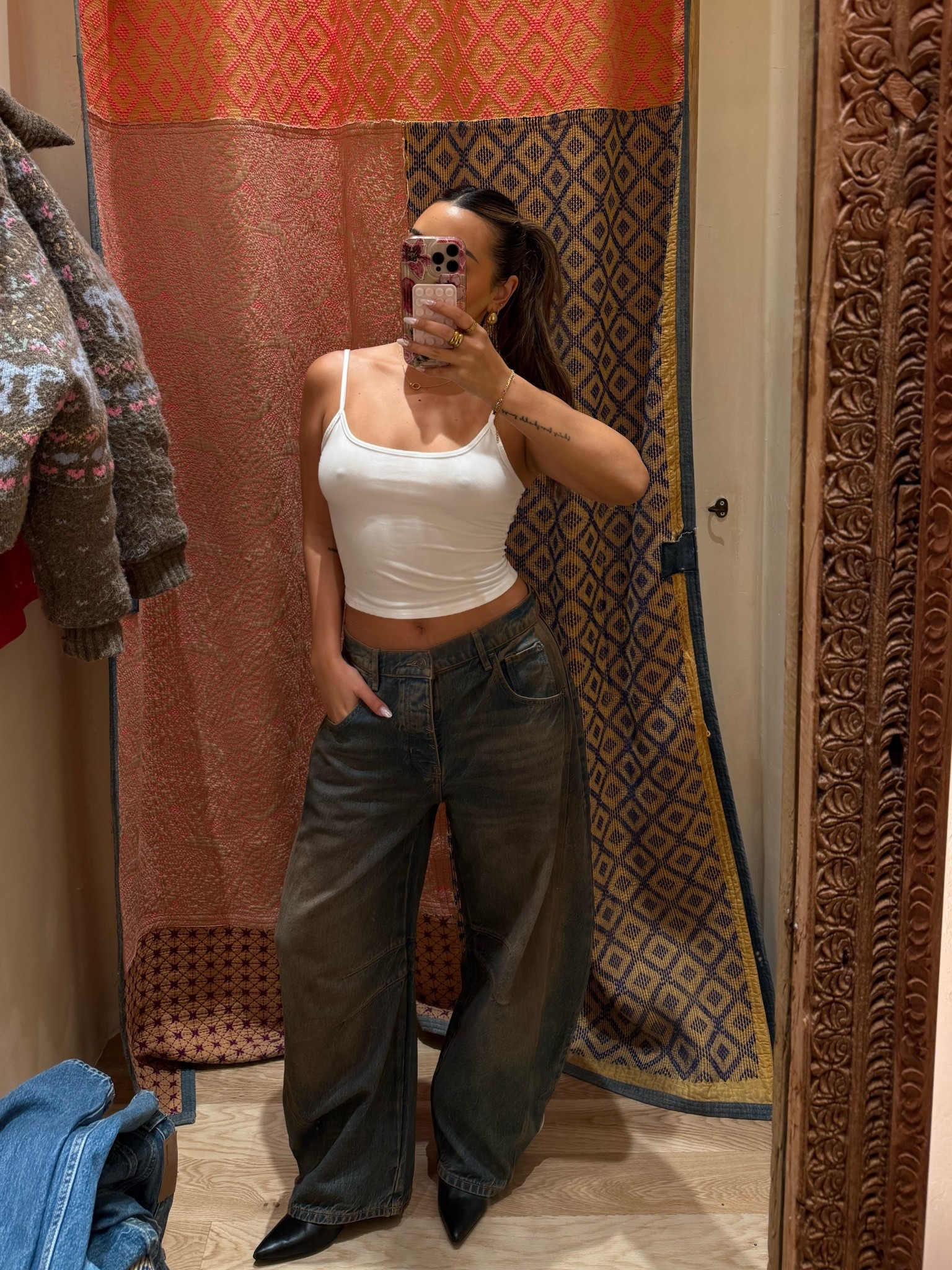 Size up for a low rise fit! 