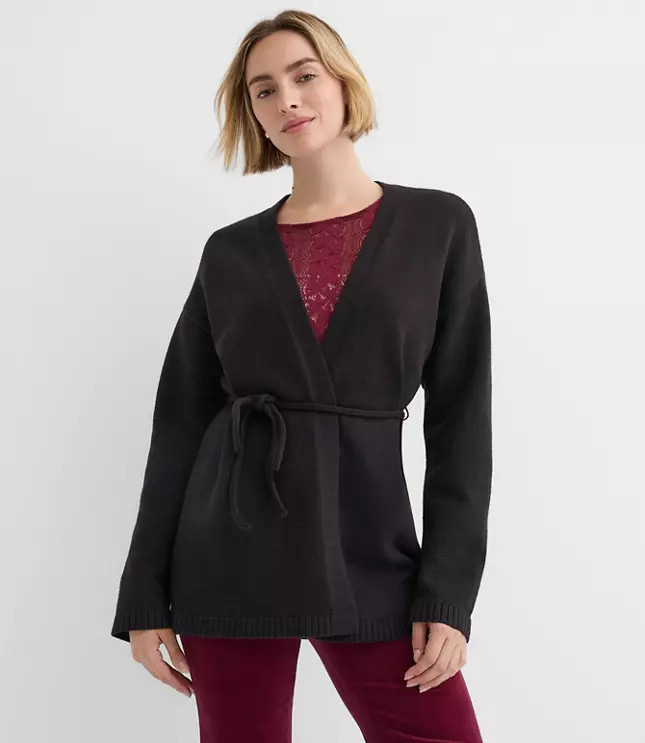 Belted Cardigan | Loft | LOFT