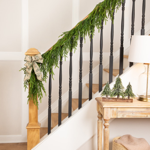 6' x 10" Norfolk Pine Artificial Christmas Garland - Unlit | Christmas Central